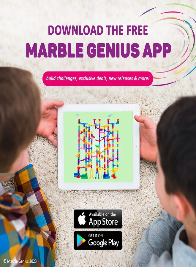 Marble Genius Marble Run Lights & Sounds Accessory Set - 10 Randomized Jungle Sounds and 2 Flashing Lights, Compatible with Any Marble Genius Set, for Ages 3 and Above, Green-Jungle Sound - Image 5